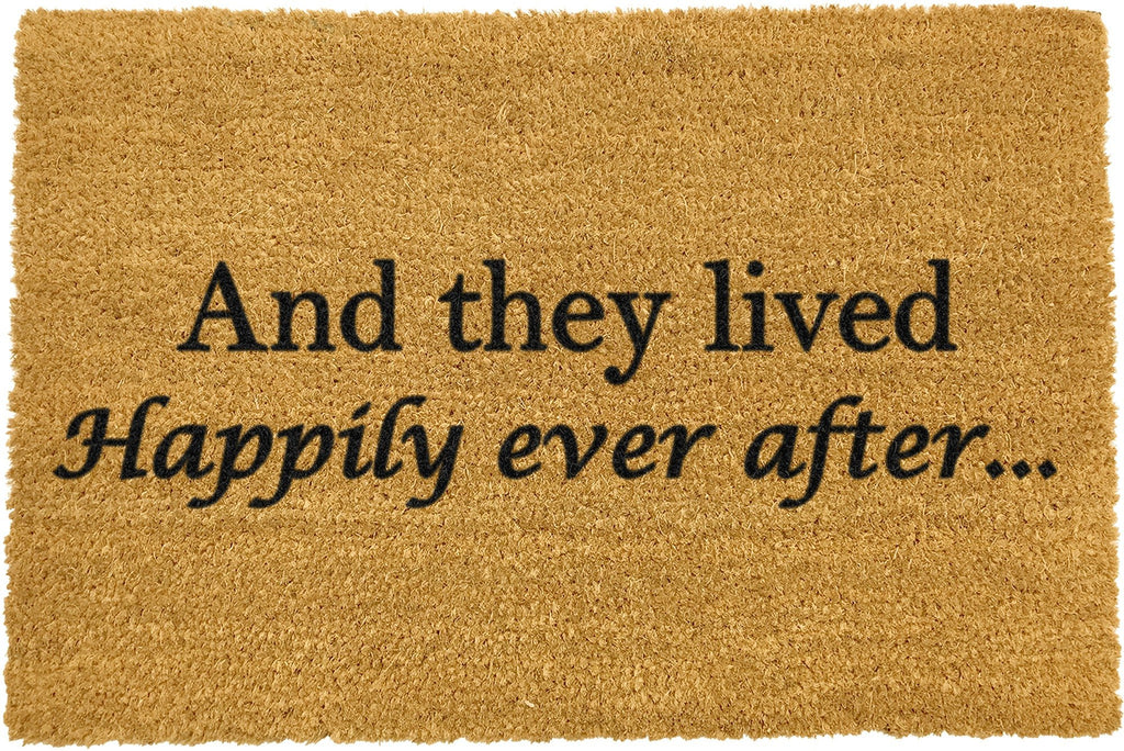 And they lived happily ever after doormat - Distinctly Living