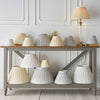 Arrow - Pleated Silk Lamp Shades - Various Sizes - Ivory - Distinctly Living