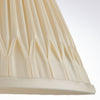 Arrow - Pleated Silk Lamp Shades - Various Sizes - Ivory - Distinctly Living