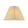 Arrow - Pleated Silk Lamp Shades - Various Sizes - Ivory - Distinctly Living