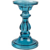 Azure Blue Candle Holder - Distinctly Living