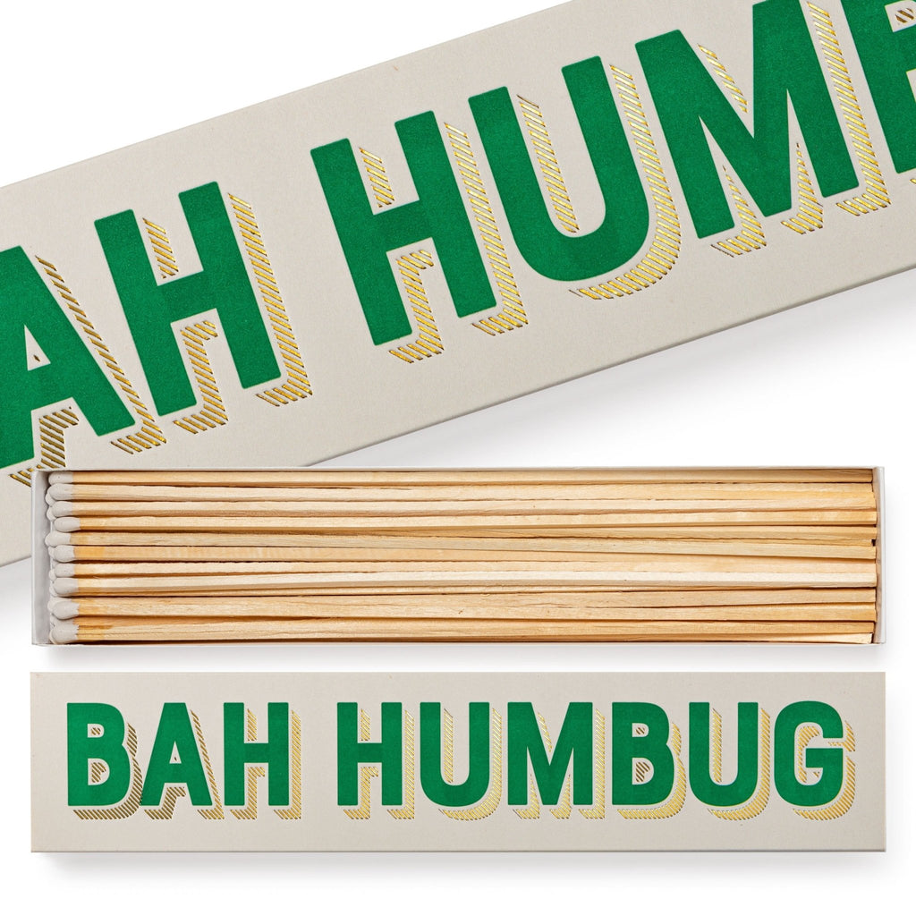 Bah Humbug Extra Long Matches - Distinctly Living