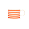 Beach Stripe Fine Bone China Mug - Various Colours - Distinctly Living