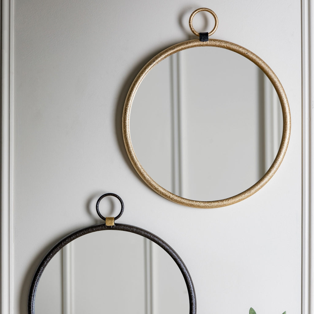 Belgravia Gold Round Mirror - Distinctly Living