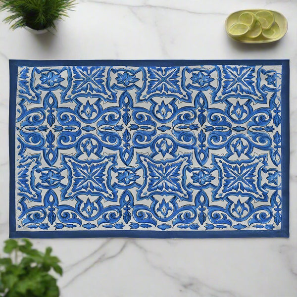 Block Print Set of 4 Placemats - Distinctly Living