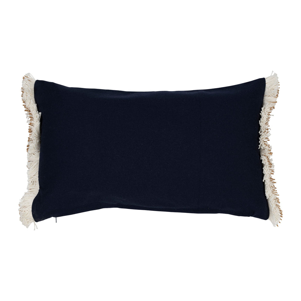 Blue Rope Whale Cushion - Distinctly Living