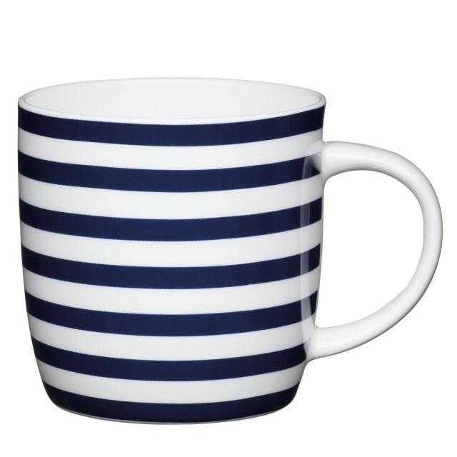 Blue Stripe Stoneware Mug - Distinctly Living