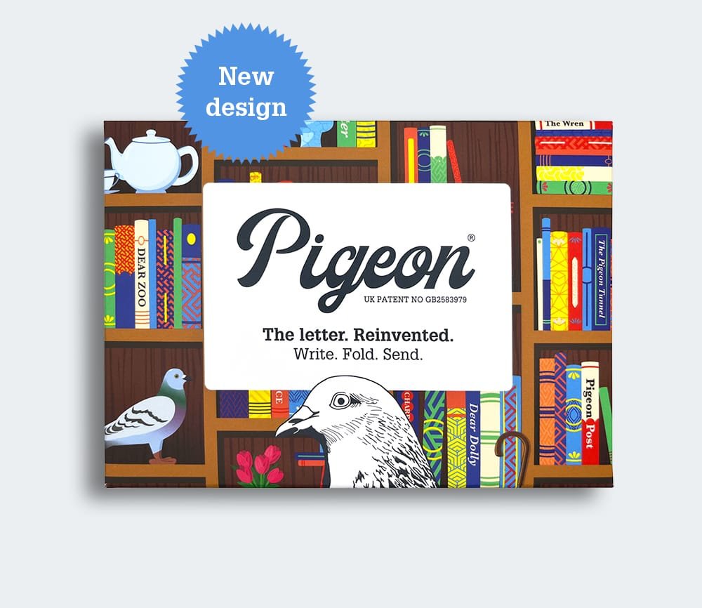 Bookstore Pigeon Notecards - Distinctly Living