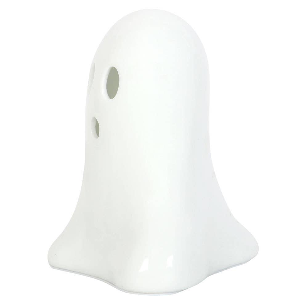 Ceramic Light Up LED Halloween Ghost - Distinctly Living