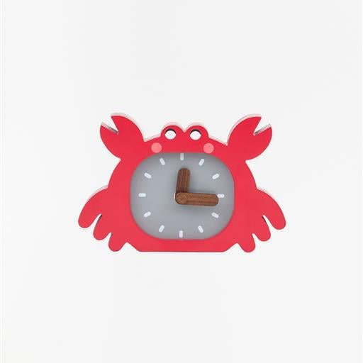 Children's Clock - Mantel Clock - Desk Clock - Crab - Distinctly Living