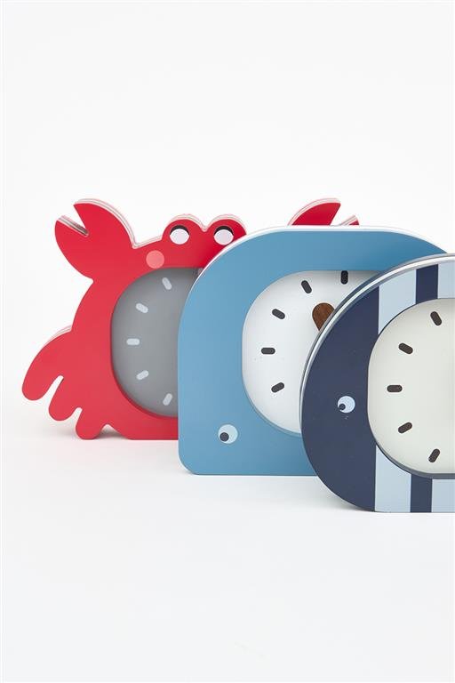 Children's Clock - Mantel Clock - Desk Clock - Whale - Distinctly Living