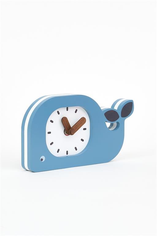 Children's Clock - Mantel Clock - Desk Clock - Whale - Distinctly Living