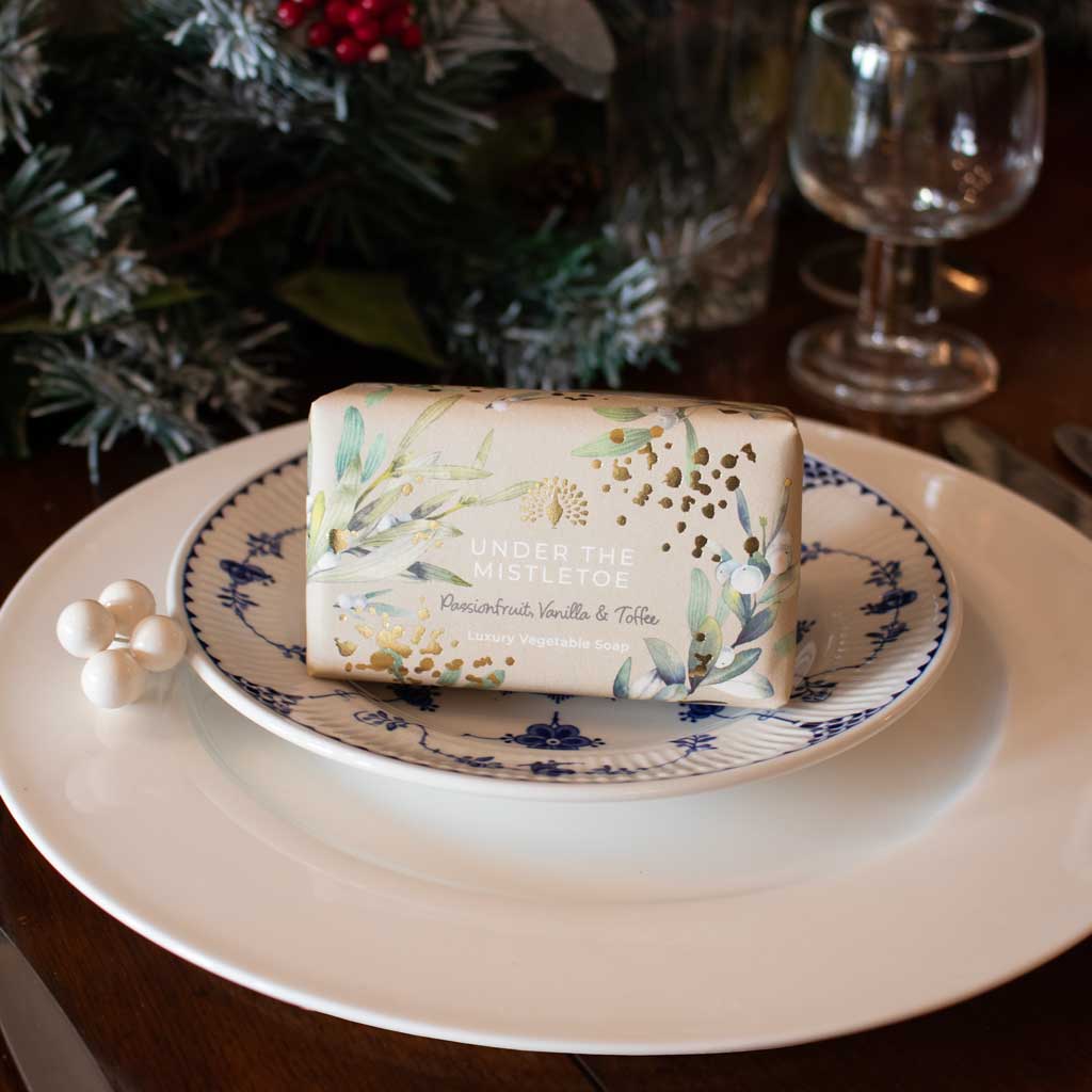 Christmas Tidings Under the Mistletoe Soap - Distinctly Living