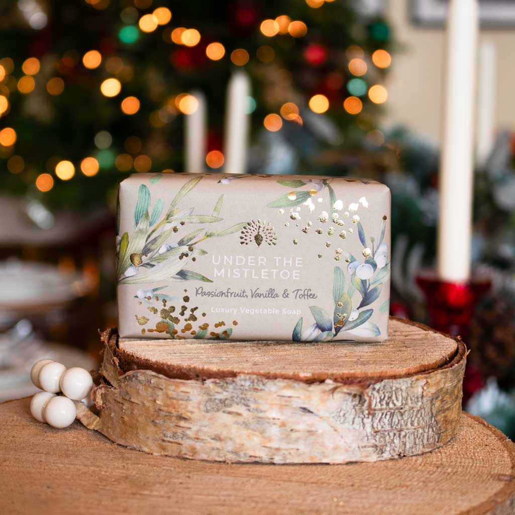 Christmas Tidings Under the Mistletoe Soap - Distinctly Living