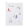 Coastal Boats Tea Towel - Distinctly Living