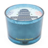 Coastal Shores Two Wick Candle with Seasalt Scent - Distinctly Living