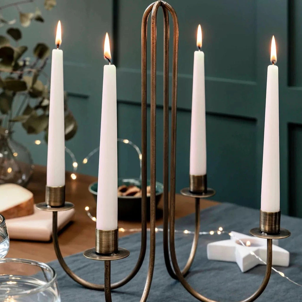 Curl Antique Bronze Candle Holder - Distinctly Living