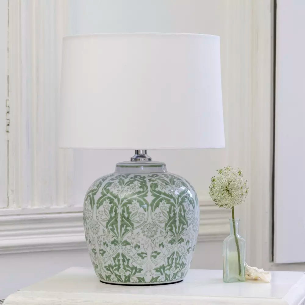 Elgo Lamp and White Shade - Distinctly Living