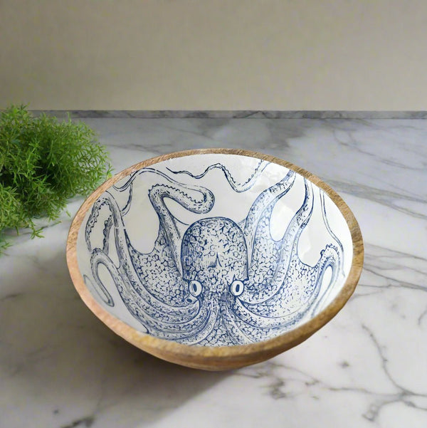 Enamel Octopus Bowl - Large - Distinctly Living