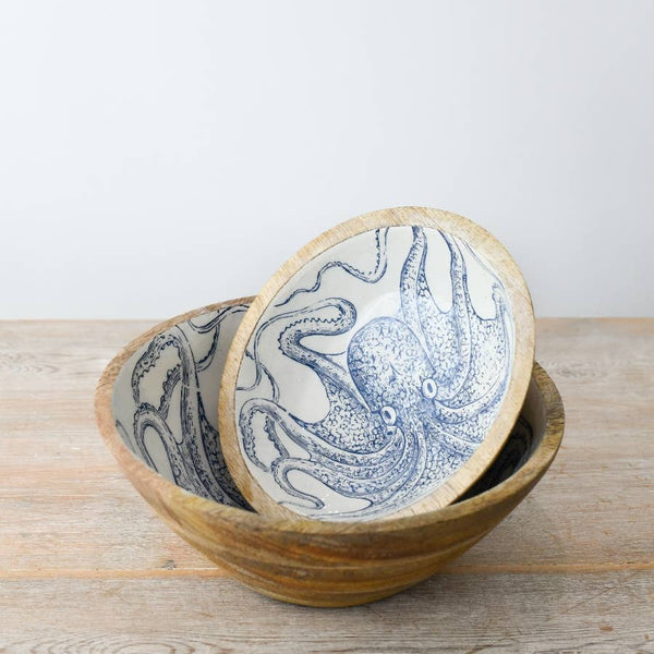 Enamel Octopus Bowl - Large - Distinctly Living