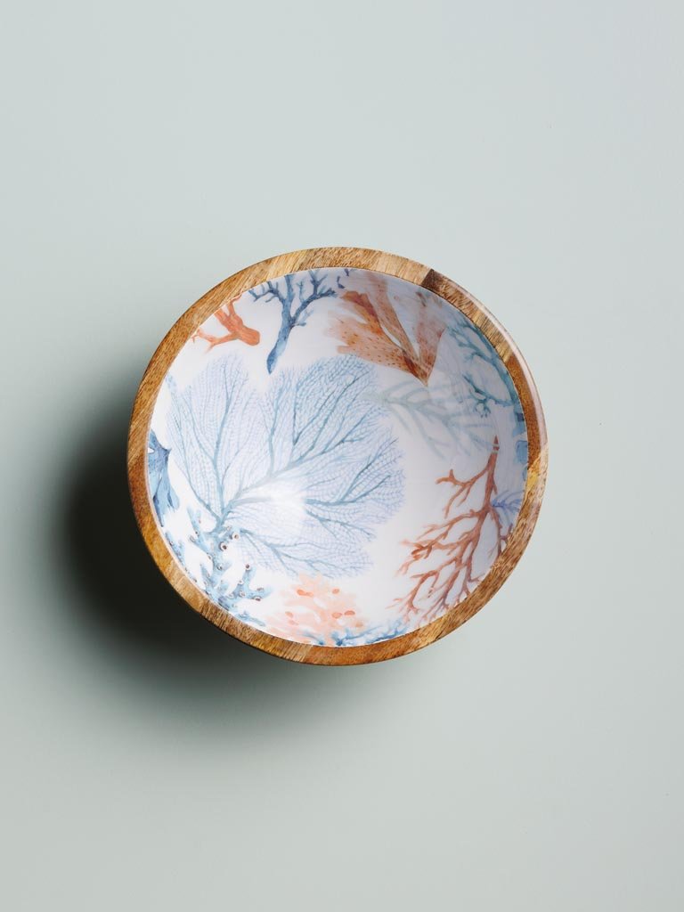 Enamelled Salad Bowl - Coral - Distinctly Living