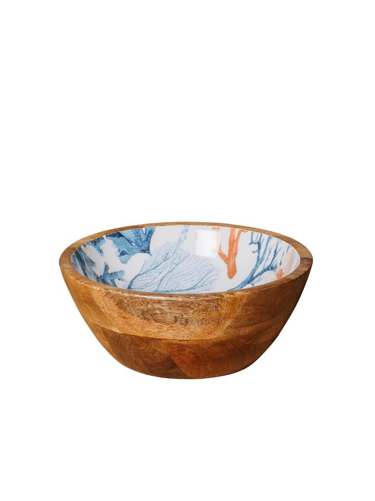 Enamelled Salad Bowl - Coral - Distinctly Living