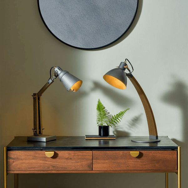 Exe Industrial 50’s Inspired Table or Desk Lamp - Distinctly Living