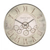 Extra Large Wall Clock - XL - Cogs - Stone - Distinctly Living