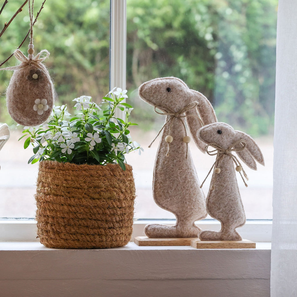 Felt Rabbit - Large or Medium - Distinctly Living