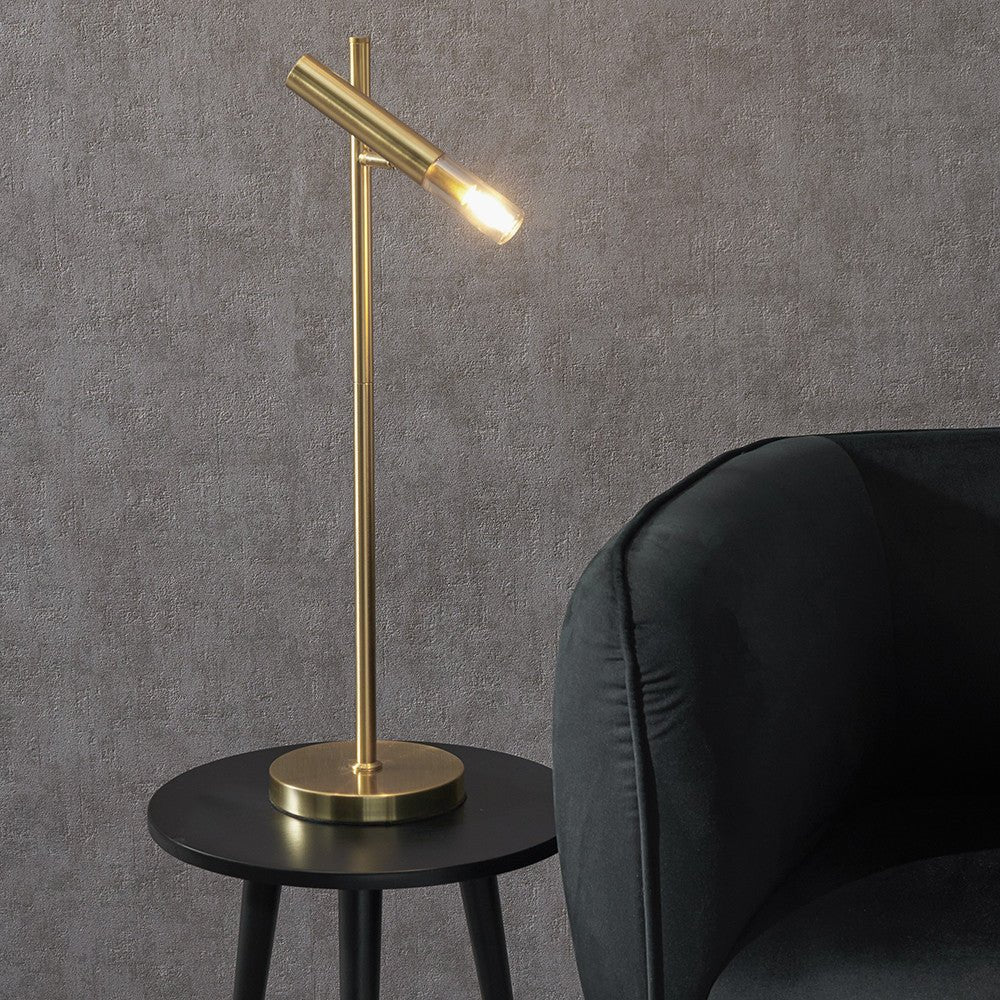 Fermo Gold Metal Table Lamp - Distinctly Living