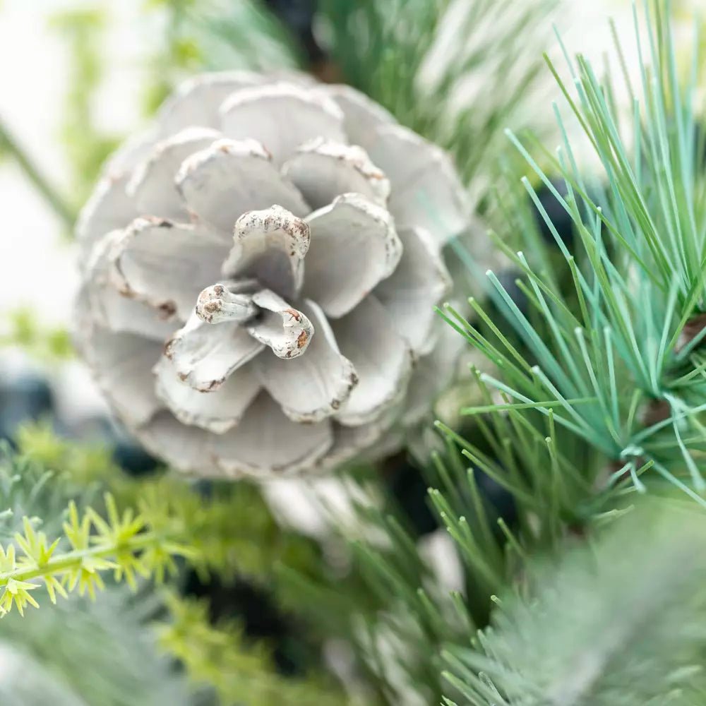 Fir and Blue Berry Candle Ring - Blue - Distinctly Living