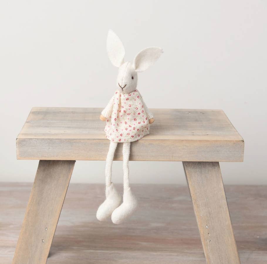 Floral Rabbit, 16cm - Distinctly Living