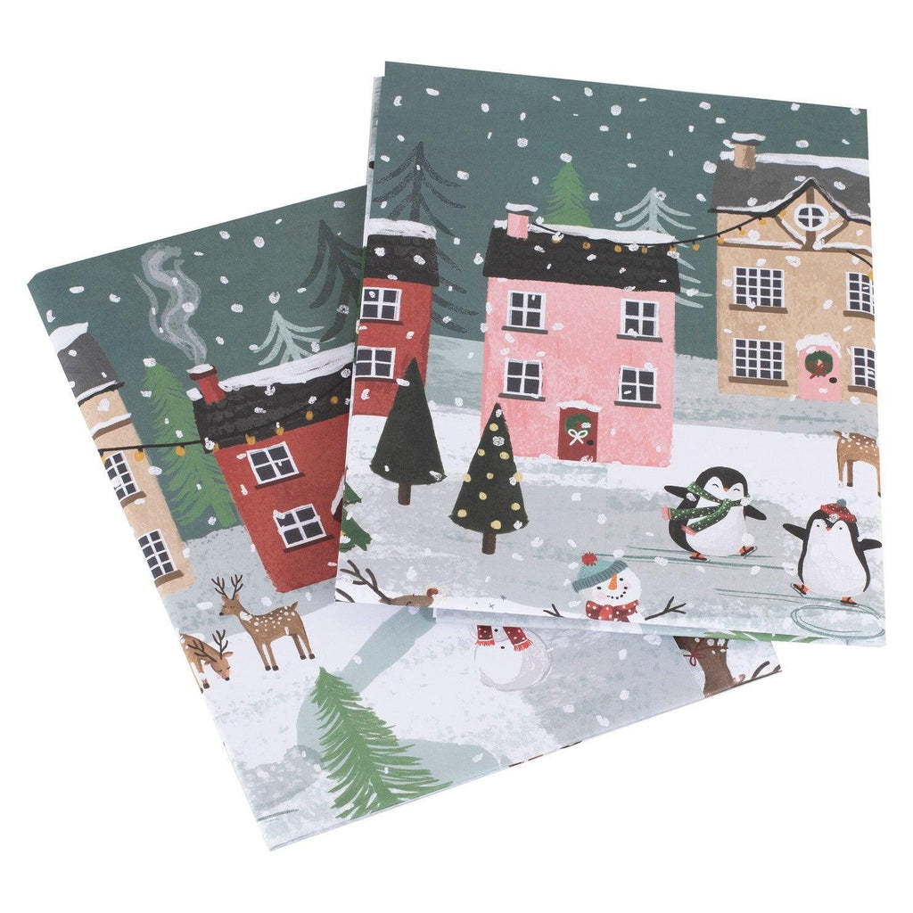 FSC Christmas Wrapping Paper - Scene - Distinctly Living