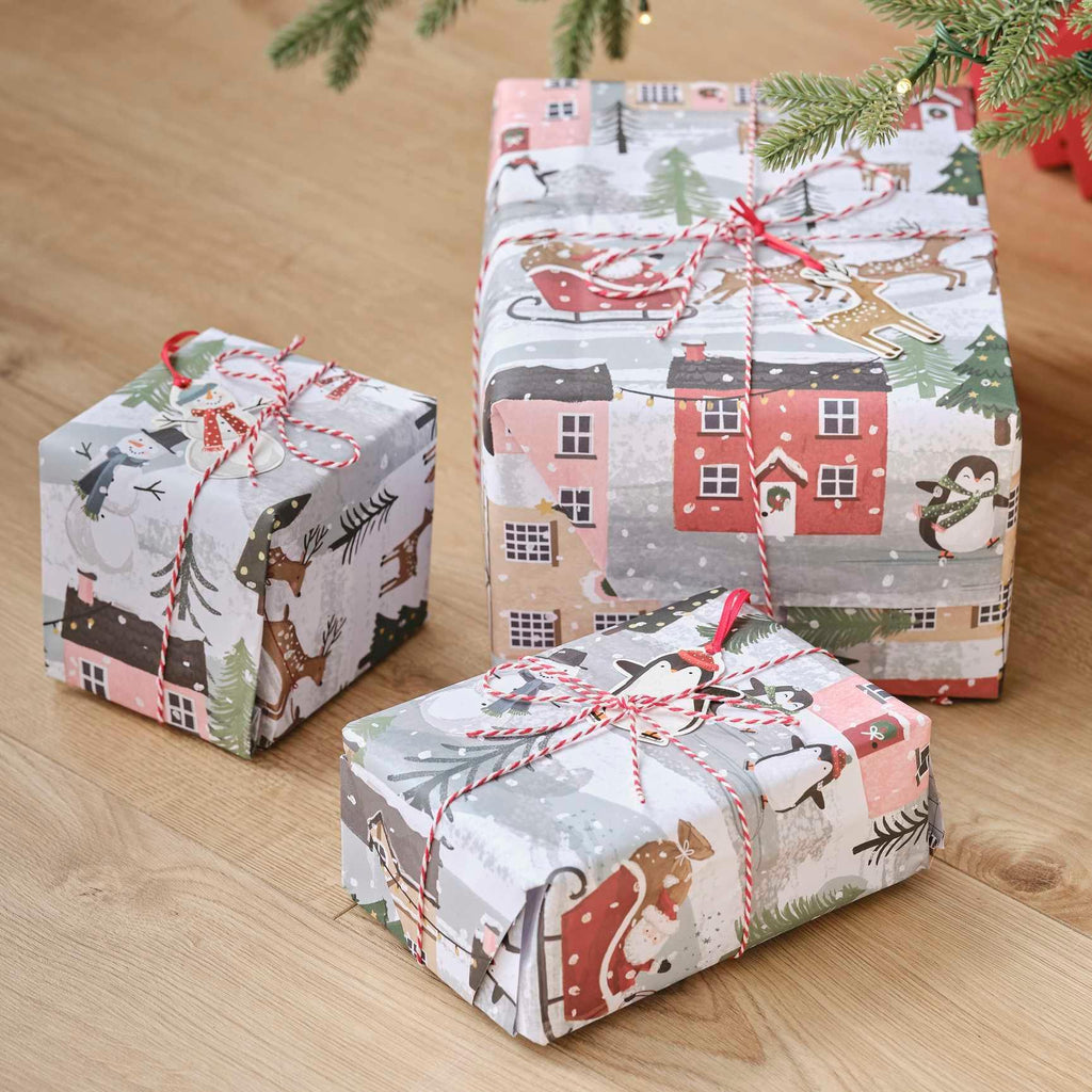 FSC Christmas Wrapping Paper - Scene - Distinctly Living