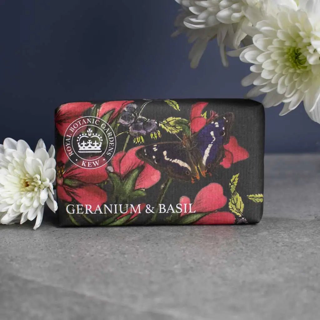 Geranium & Basil Kew Garden Soap - Distinctly Living