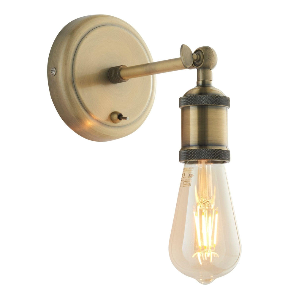 Halle Wall Light Antique Brass - Distinctly Living