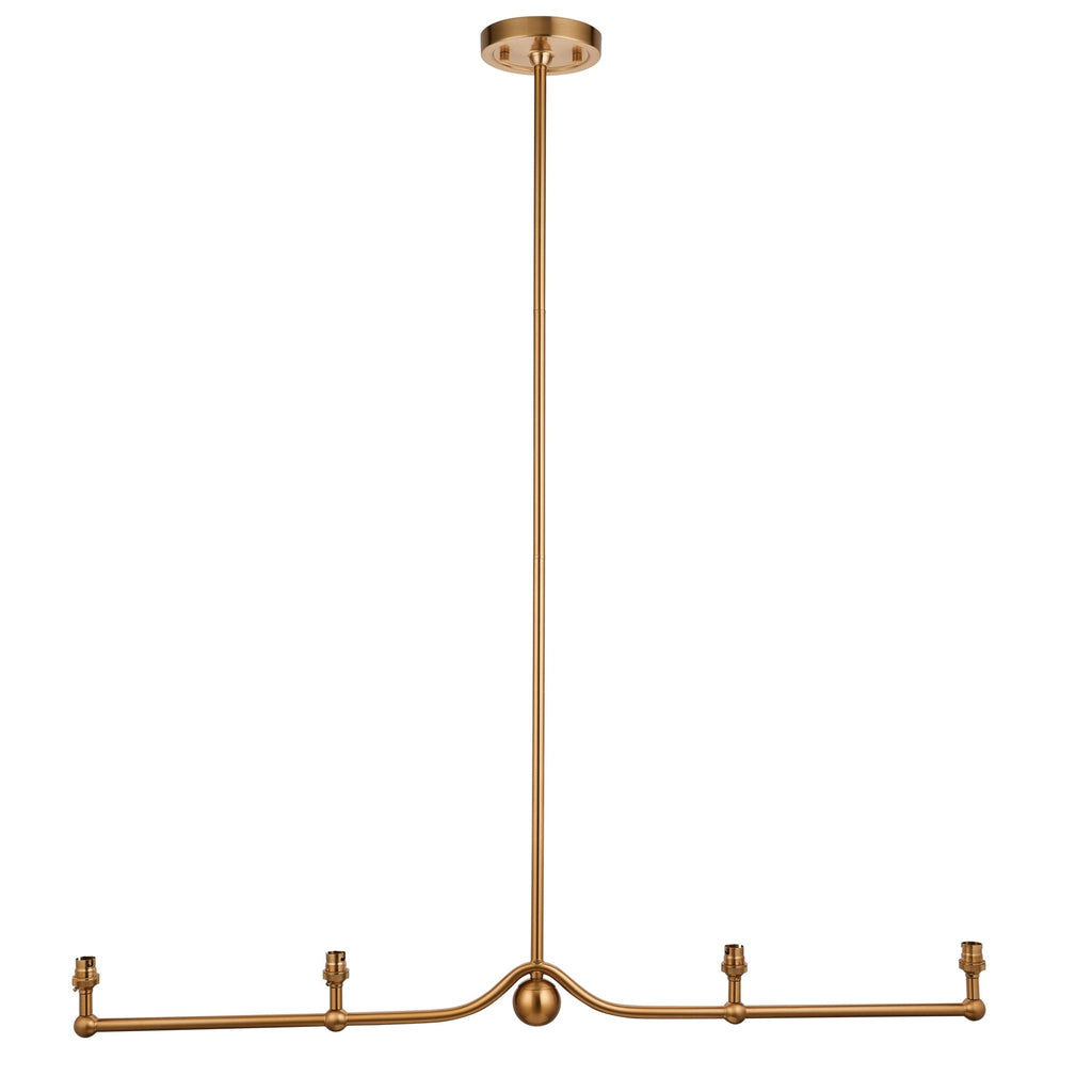 Harlington Brushed Aged Brass Multi Pendant - Distinctly Living