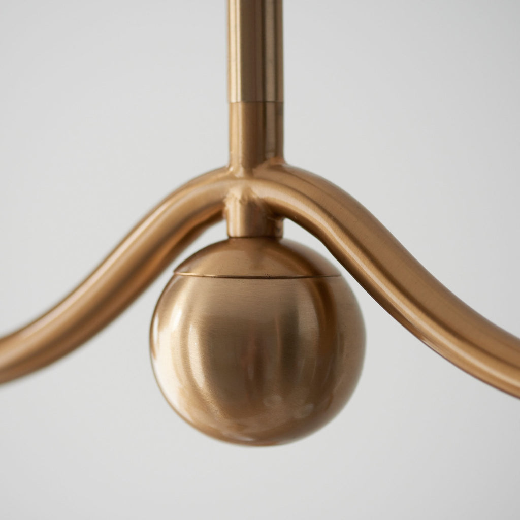 Harlington Brushed Aged Brass Multi Pendant - Distinctly Living