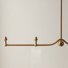 Harlington Brushed Aged Brass Multi Pendant - Distinctly Living