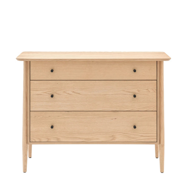 Hatton 3 Drawer Chest Natural - Distinctly Living