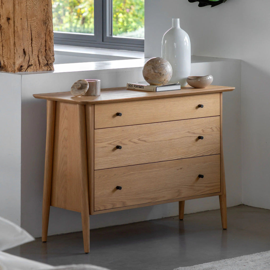 Hatton 3 Drawer Chest Natural - Distinctly Living