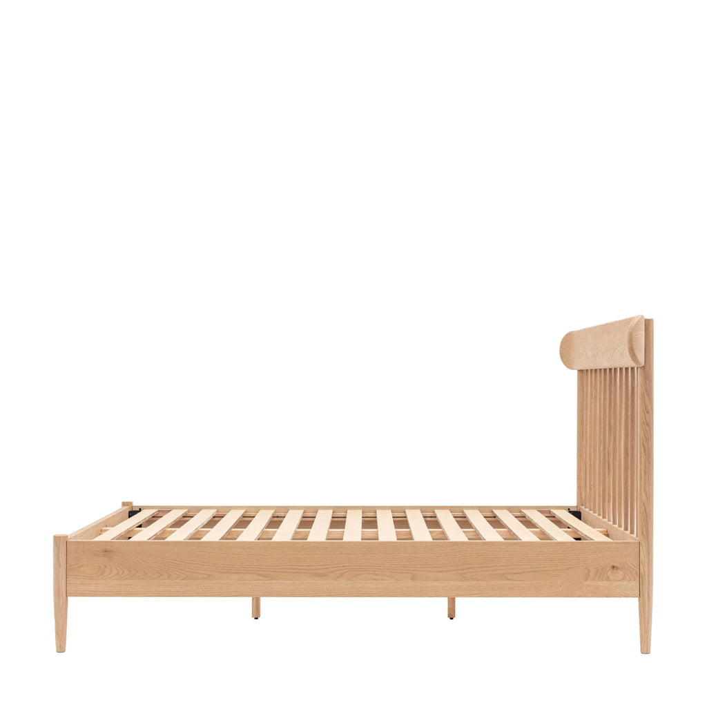 Hatton 4'6 Spindle Bed - Natural Oak - Distinctly Living