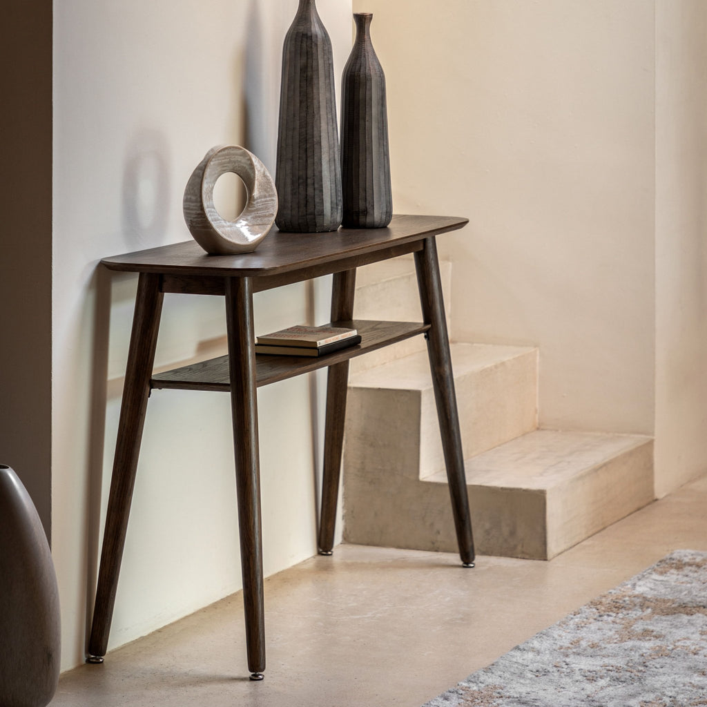 Hatton Console Table - Smoked - Distinctly Living