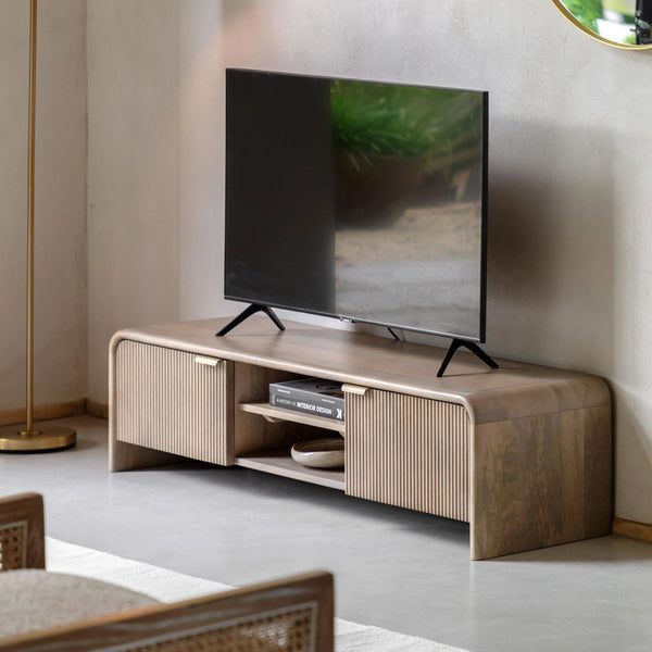 Lazio 2 Door Low Media Unit - Distinctly Living