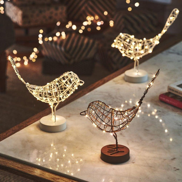 Light Up And Sparkle Robin - Copper - Distinctly Living