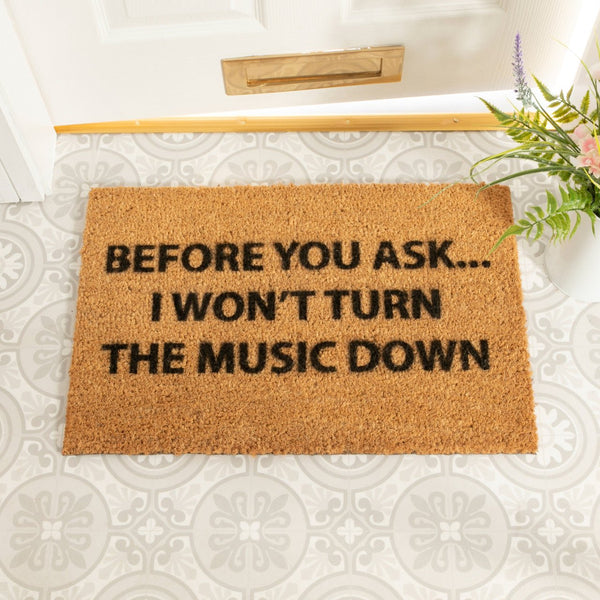 Loud Music Doormat - Distinctly Living