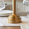 Maximus Lamp for Shades - Rechargeable Table Lamp Warm Brass - Distinctly Living