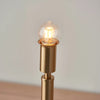 Maximus Lamp for Shades - Rechargeable Table Lamp Warm Brass - Distinctly Living