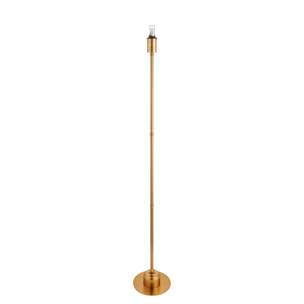 Maximus Warm Brass Rechargable Floor Lamp - 30 Hours! - Distinctly Living