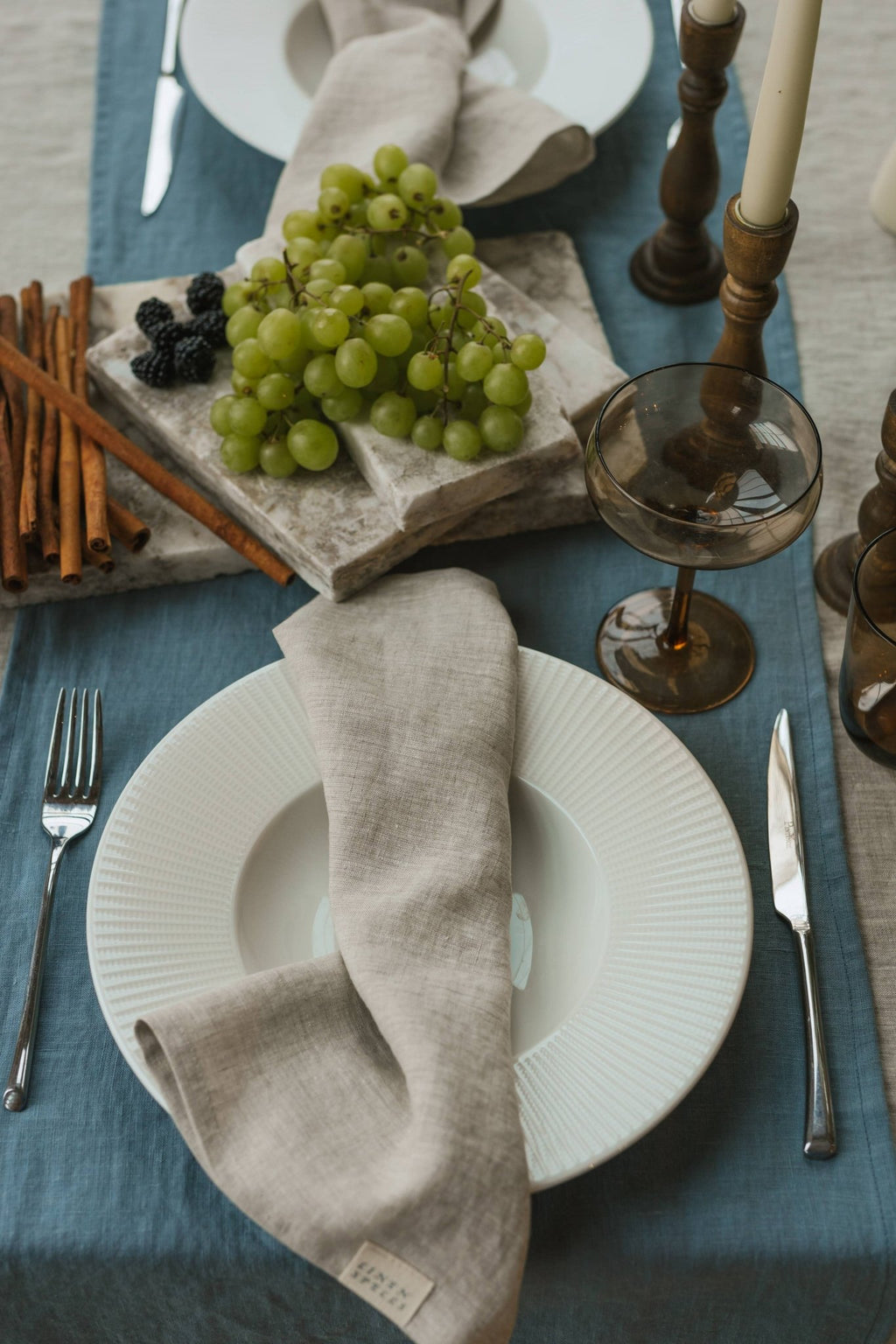 Natural Linen Napkin Set Of 2 - Distinctly Living